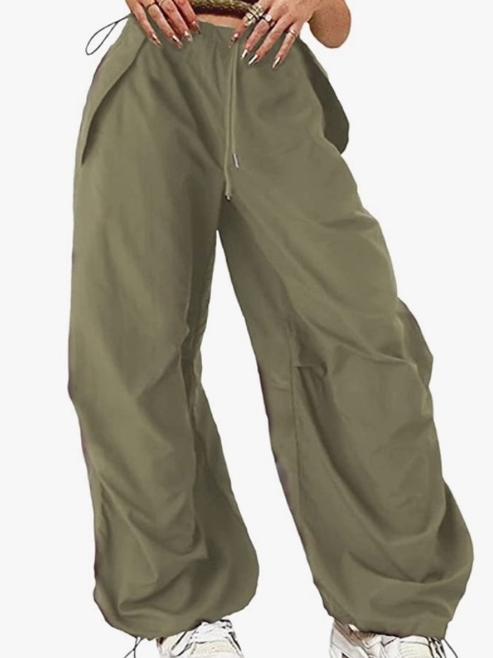 Green Parachute Pants